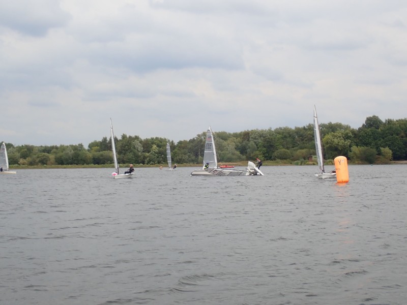 Competitors enjoyed challenging gusty conditions Competitors enjoyed challenging gusty conditions