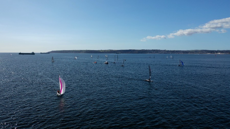 Noble Marine RS100, RS500, RS600 National Championship 2025 Mounts Bay, day 1