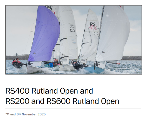 More information on Entry open for RS600 Rutland Open 8 Nov 20