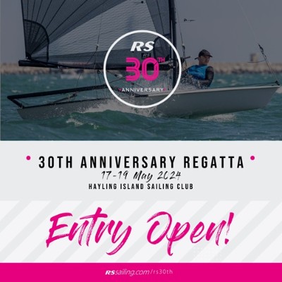 More information on RS 30th Anniversary Regatta Entry Open!